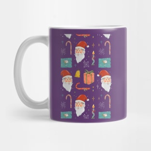 Christmas hand Drawn Watercolor Doodle Mug